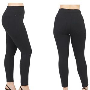 SPANX Pants Women 1X The Perfect Ankle Stretch Pants‎ Black Pullon Shape Smooth